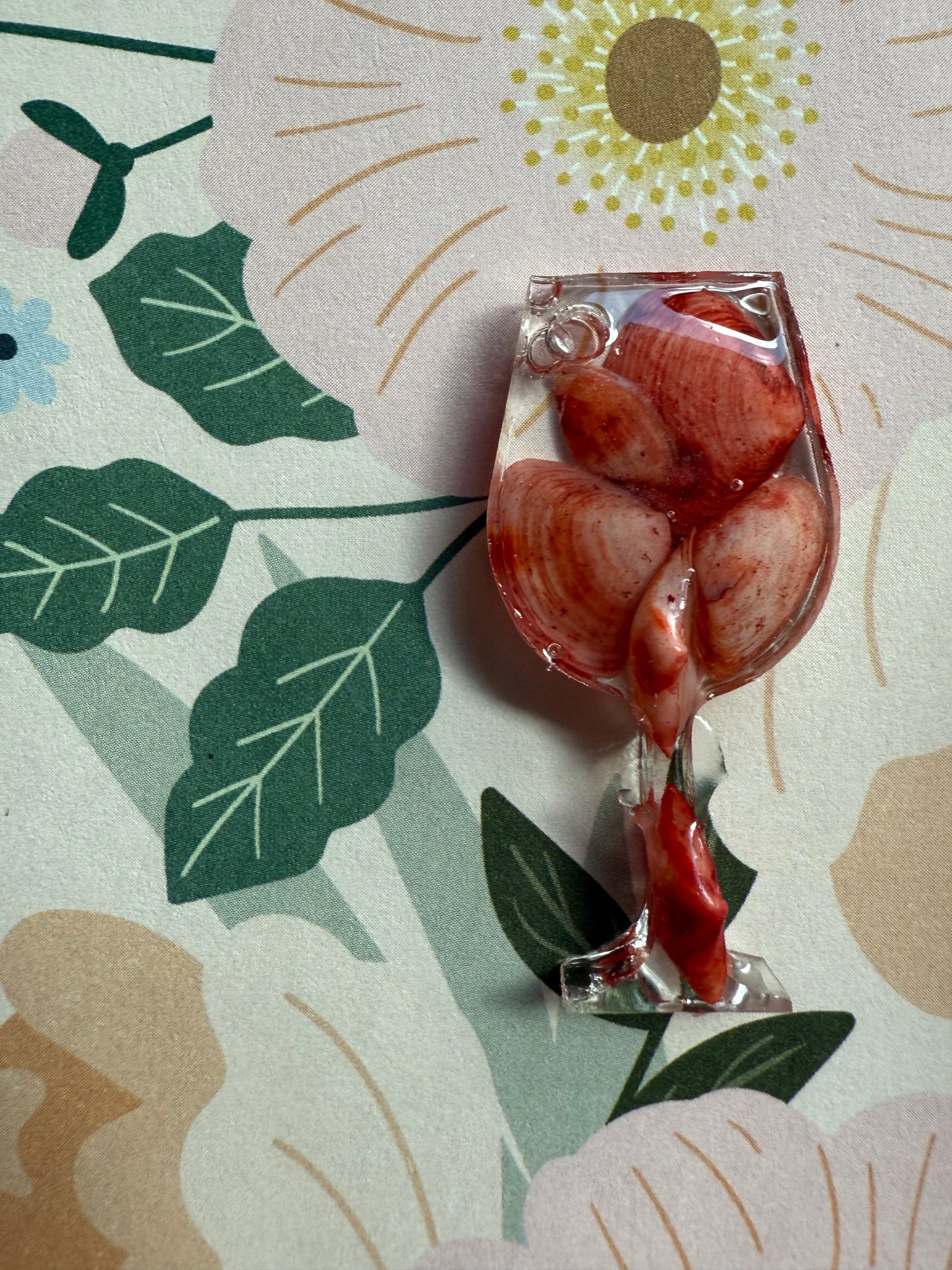 Crystal Charm Keychain