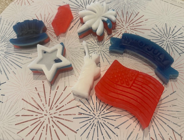 Patriotic theme mini soaps!