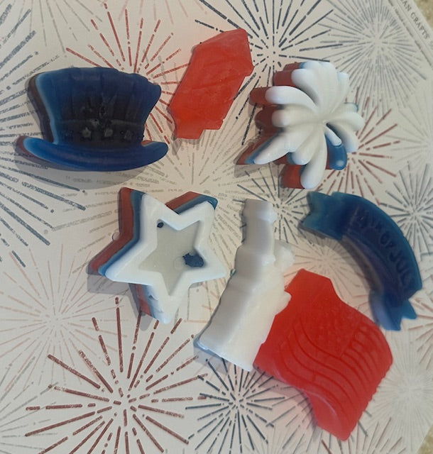 Patriotic theme mini soaps!