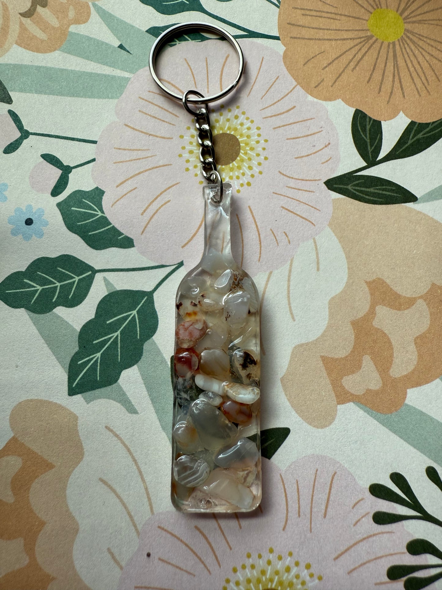 Crystal Charm Keychain