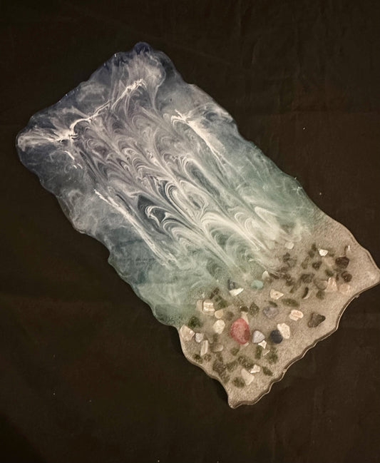 Ocean Breeze Resin Tray