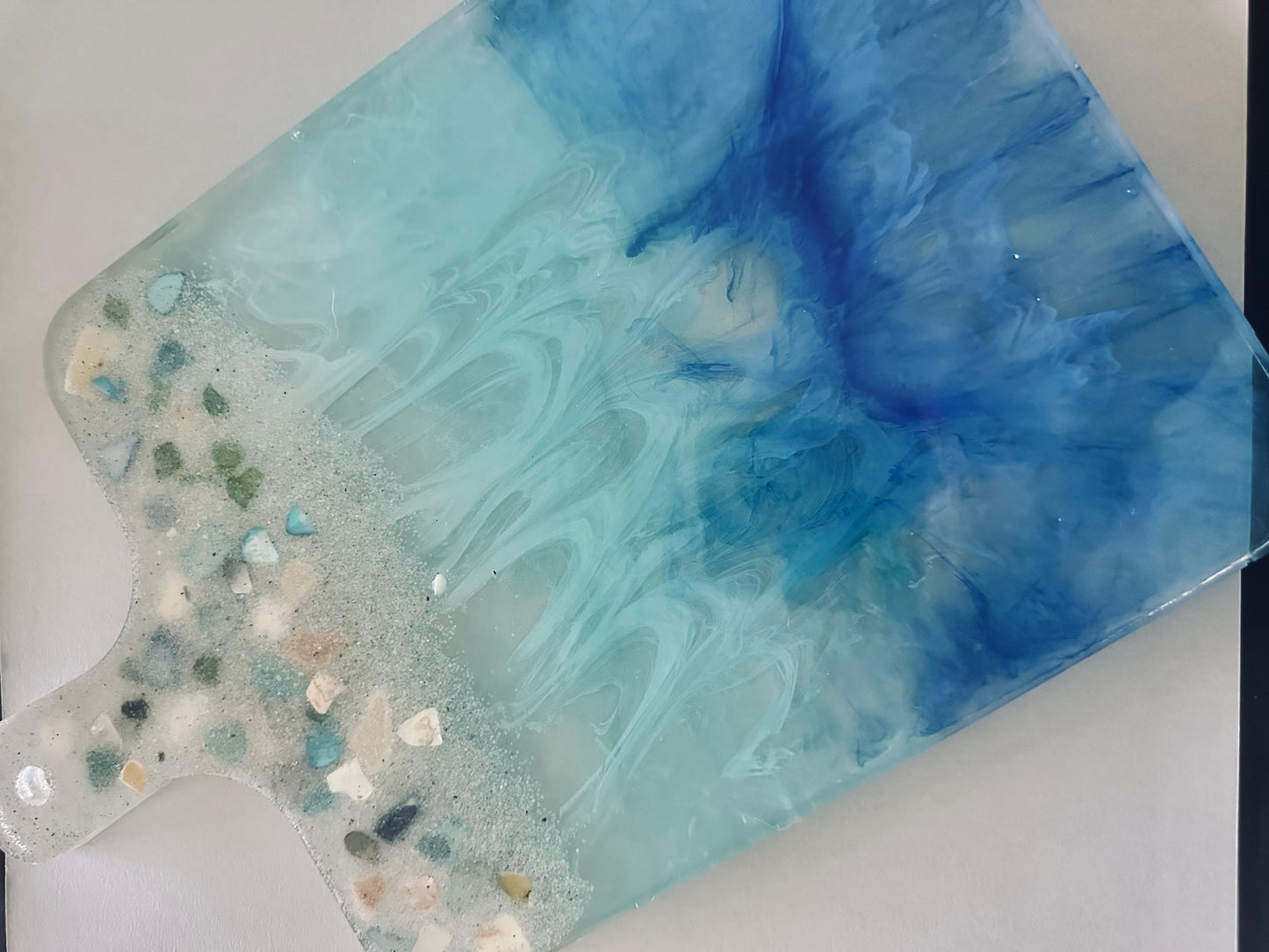 Ocean Breeze Resin Charcuterie Board