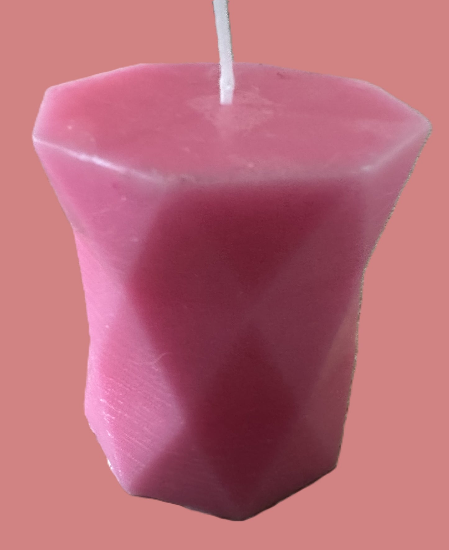 Apple Blossom Geometric Candle